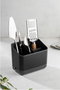 Hermia 2LIBNM-8052 Organizador de Plástico, Antracita, Juego de 2 Piezas